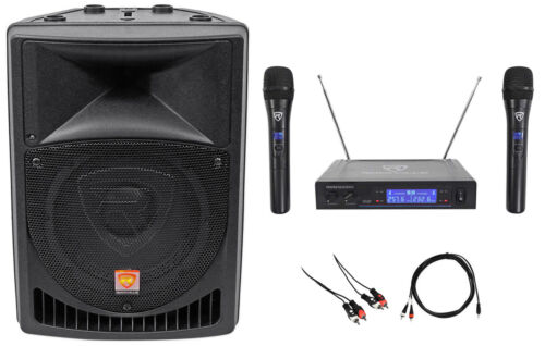 Rockville Powered 8" Pro Karaoke Machine/system 4 Ipad/iphone/android/laptop/tv