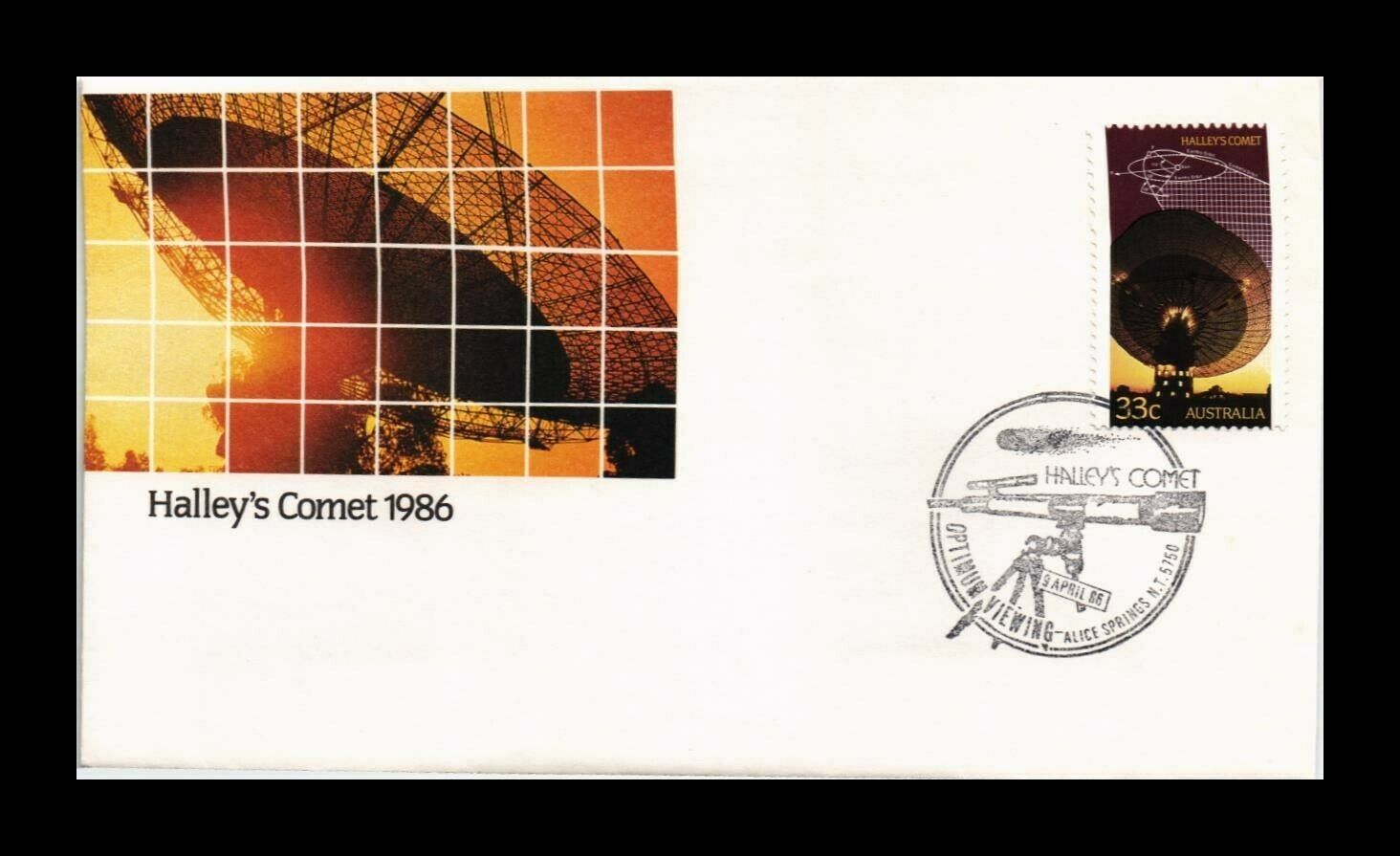 Dr Jim Stamps Halleys Comet First Day Issue Australia Cover