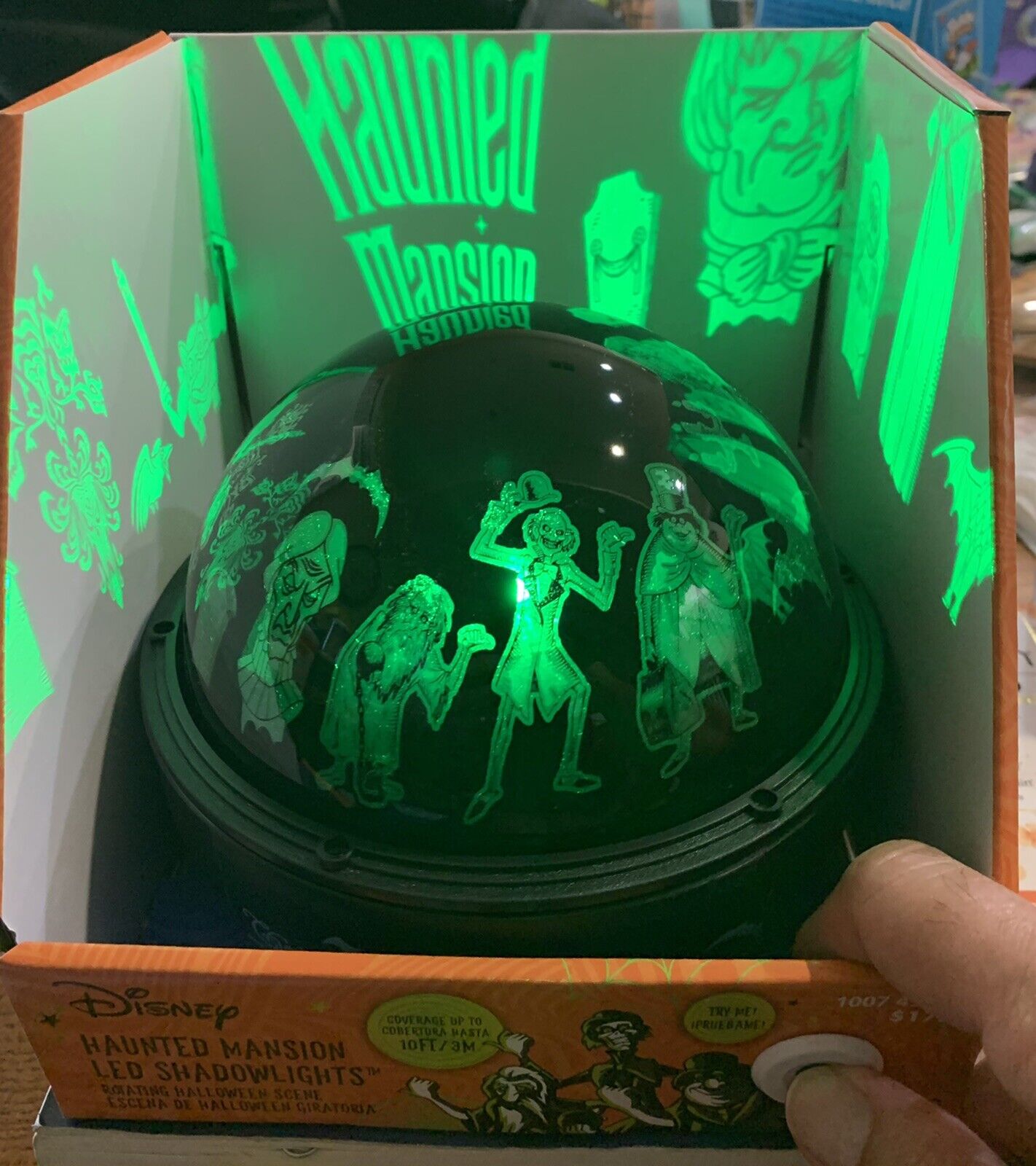 Haunted Mansion Disneyland Led Shadowlights  Lights Up To 10 Feet New In Box