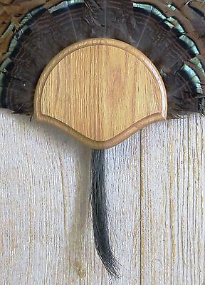Solid Medium Oak Turkey Fan / Beard Mounting Kit -01
