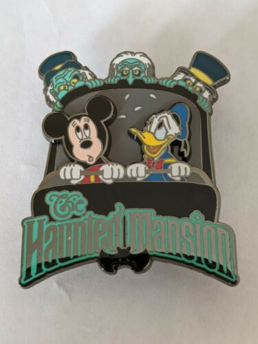 Haunted Mansion Mickey Donald Hitchhiking Ghosts Dlr Disneyland Resort Pin
