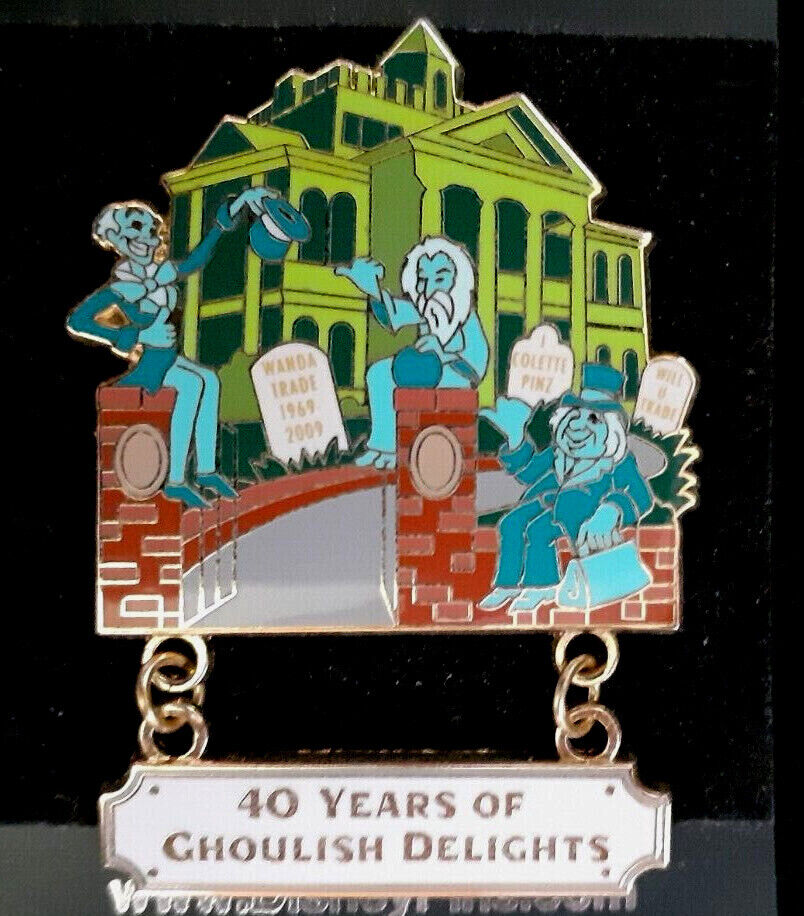 Dlr Create-a-pin The Haunted Mansion 40 Years Pin~le 500~pin# 71890~brand New!