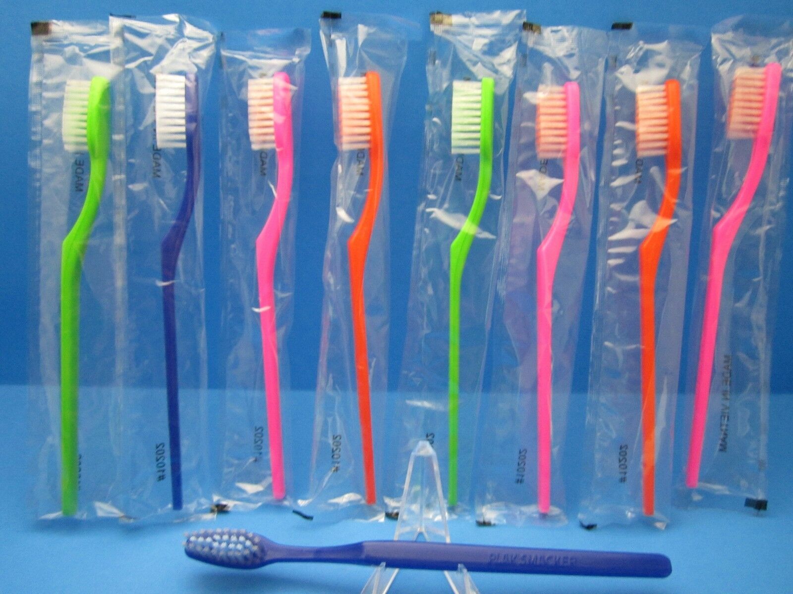 50-toothbrushes Bulk Lot Of Fifty Mixed Colors "great Price" (free Shipping) ! !